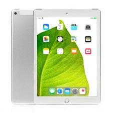 Apple iPad 6th Gen 2018 Silver 9.7" 32GB Wi-Fi / Cellular Tablet MR6W2LL/A - B
