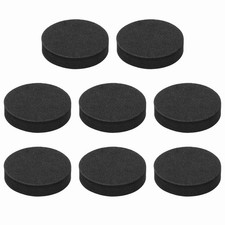 8Pcs Speaker Isolation Pads, 35mmx8mm Black Round EVA Acoustic Foam Pads Feet