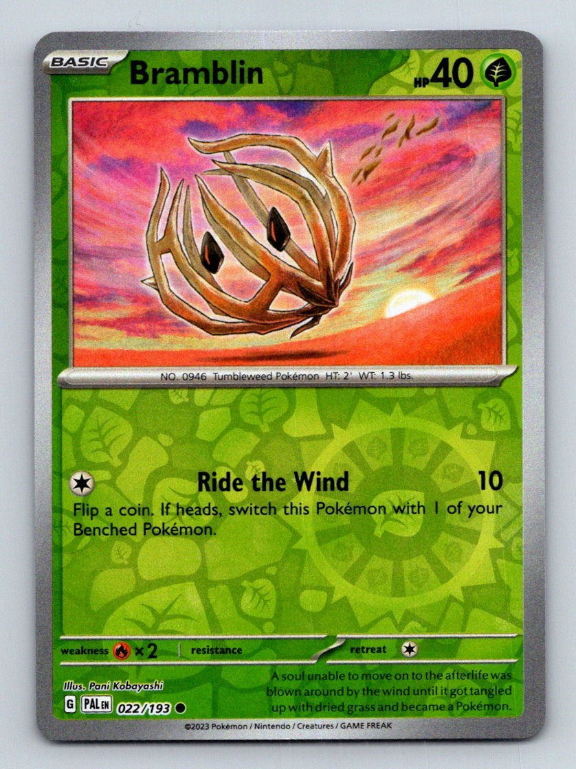 #22 Bramblin 2023 Paldea Evolved __ Reverse Holo