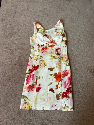 Boston Proper 4 Sexy Stretch Cotton Floral Dress