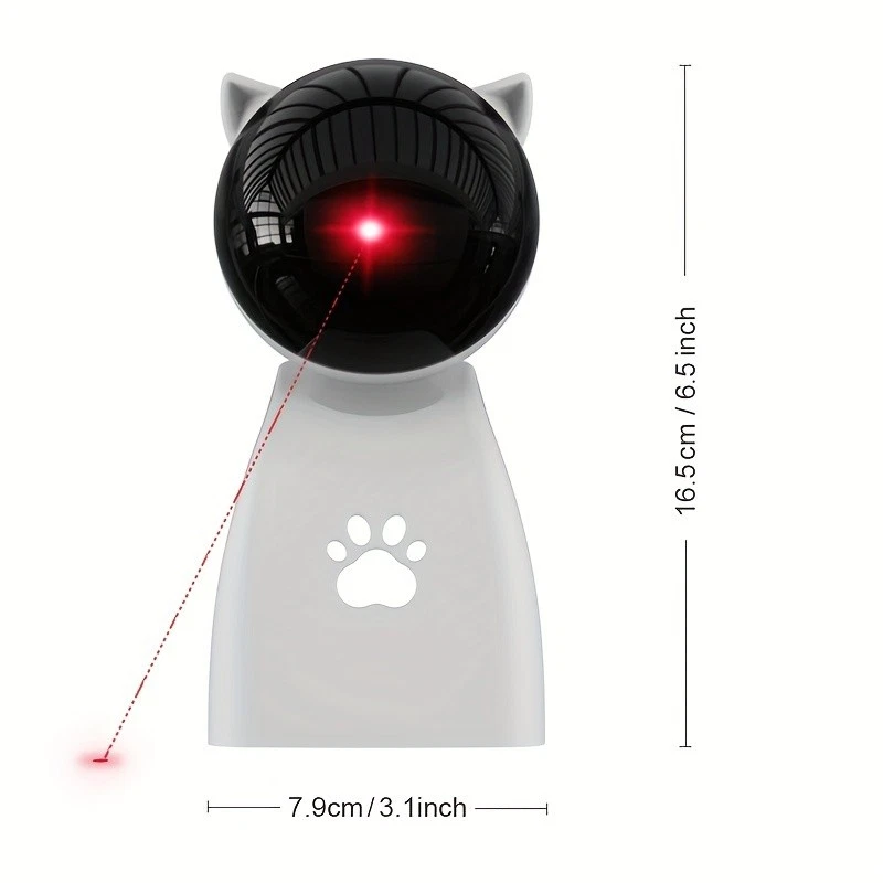 Multi-Functional Economical Easy to Install USB Rechargeable Smart Laser Cat Toy