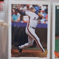 Topps 1993 Daryl Boston New York Mets #399 Baseball Trading Card Base Set