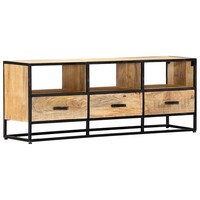 Mangoholz Massiv TV Schrank MöBel Fernsehtisch Lowboard Fernsehschrank vidaXL