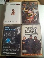 Lot Of 4 Rap Cassette Tapes Biggie Notorious BIG Ready To Die Naughty By Nature
