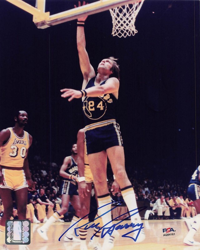 Rick Barry Warriors Signed 8x10 Photo Autograph PSA/DNA AQ94161