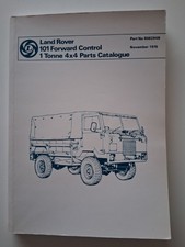 Land Rover 101 Forward Control 1 Tonne 4x4 Parts Catalogue 608294B. Unread Book.
