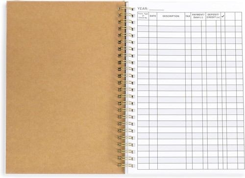 1 Pack Accounting Ledger Books for Home Budget Tracking, Business 1-PACK - Afbeelding 4 van 5