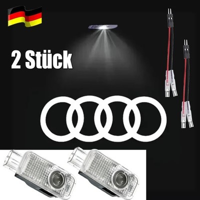 2x Willkommenslicht Für Audi A3 A4 A5 A6 A7 Q2 Q3 Q4 Q5 Q7 TT Einstiegslicht DHL