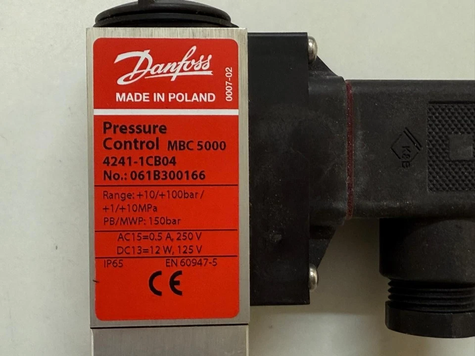 DANFOSS 4241-1CB04 MBC5000 PRESSURE CONTROL (10-100BAR) 061B300166 - Image 3 of 4