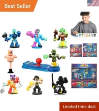 7-Piece Ultimate Arcade Warriors Starter Pack - Action Figures & Training Gear