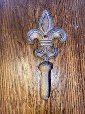 Rustic Heavy Iron Coat Hook Rust Colored 7 Inches Long Coat Hook.