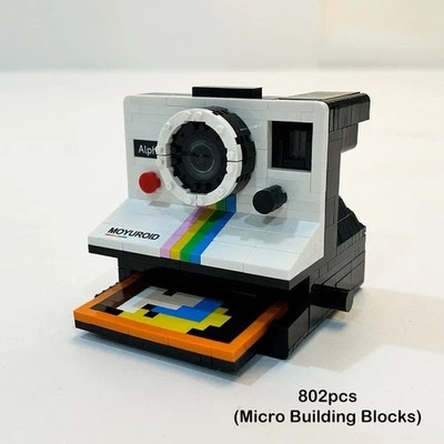 Building Blocks Digital Camera Mini Bricks Kits DIY Model 802 Pcs & Instructions
