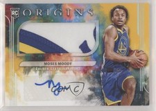 2021-22 Panini Origins Rookie Jersey Gold 7/10 Moses Moody #JA-MOO Auto y6z