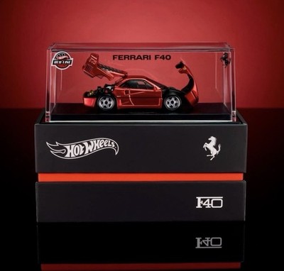 Hot Wheels RLC Ferrari F40 1:64 Exclusive Red Line Mattel Creation ***PRESALE***