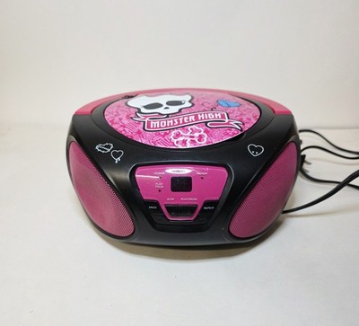 Monster High CD-BOOMBOX Stereo *Only Aux Works* (Read Description)