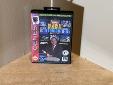ESPN Baseball Tonight Sega Genesis Box and Cart No Manual Sony Imagesoft 1994