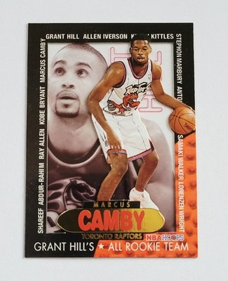 MARCUS CAMBY 96-97 HOOPS GRANT HILL'S ALL-ROOKIE TEAM RARE SP PRINT RUN 996 !!!!
