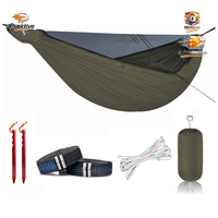 HäNgematte Outdoor Camping Mit Moskitonetz FüR Reisen Und Abenteuer