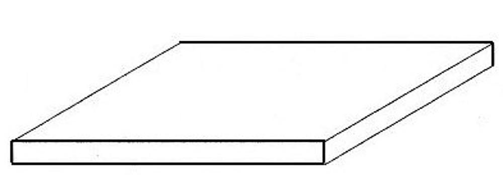 Evergreen 509010 - White Polystyrene Sheet, 150X300X0.25 Mm, 4 Pieces - New
