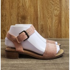 Toms Camilia Suede Adjustable Strap Sandals Youth Size 5 Pink