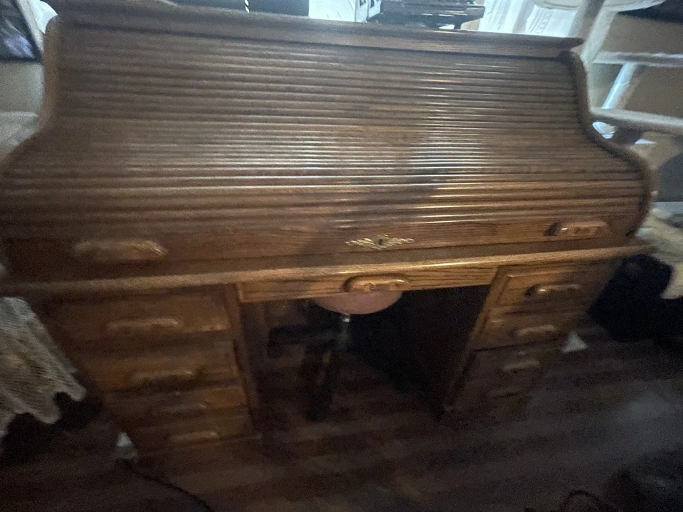 дубовый рулонный стол б/у - Изображение 2 из 2