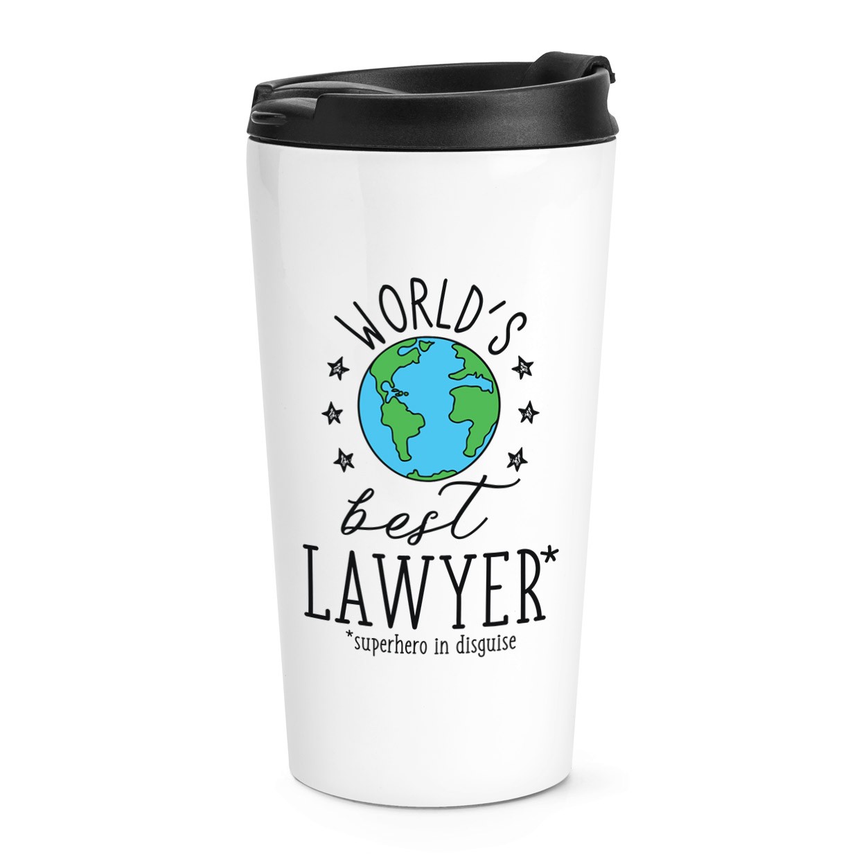World's Best Lawyer Travel Mug Cup Funny Joke Favourite Solicitor Law