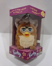 Vintage Electronic Series 4 Coffee Furby NIB 1999