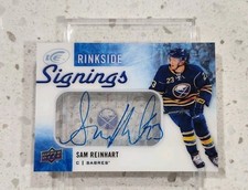 2015-16 Upper Deck Ice Rinkside Signing Sam Reinhart #RS-SR Auto Sabres Panthers
