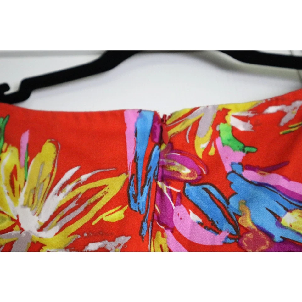 Leslie Faye Floral Colorful Dress Sleeveless Summer Sheath Dress Plus size 16 - Image 4 of 4