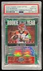 2020 Contenders Optic Joe Burrow Rookie of the Year Green Pulsar Auto /27 PSA 10