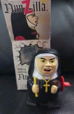 Vintage Nunzilla 1997 Wind Up Walking Sparking Nun Toy New In Box