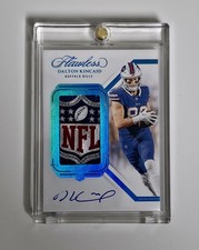 DALTON KINCAID 2023 FLAWLESS SHIELD RPA ROOKIE PATCH PLATINUM RC AUTO 1/1 