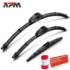 3x Scheibenwischer Wischerblatt Länge 525/450/275 mm für VW Polo Seat Cordoba