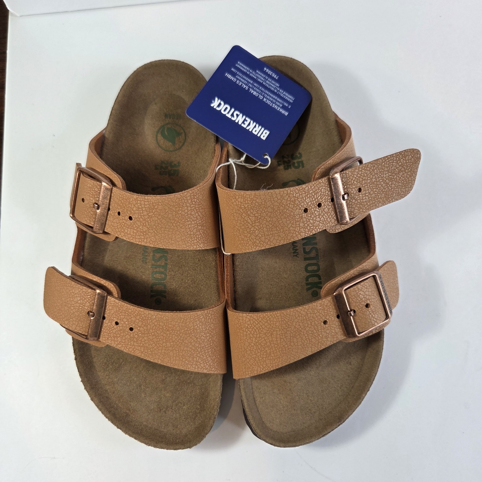 Birkenstock Arizona Vegan Sandal Women Size 4-4.5 New With Tag