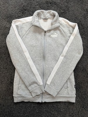 Puma Trainings-Fleecejacke T7 grau 13-14 Jahre 584944-02 UVP 45£