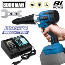 Pistola rivettatrice per pinza rivettatrice a batteria Makita 18V LXT18V • Caricabatterie 20.000 N / 8,0Ah