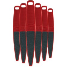 ForPro Professional Collection Red Panda Foot File, 6 Count Pack of 1 ,