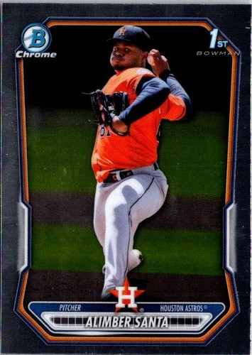 Alimber Santa #BCP-30 2026 Bowman Chrome Prospect card
