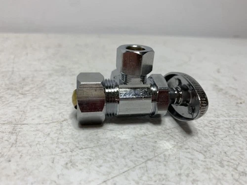 ProFlo PFX3C322C Dual Outlet Stop 5/8"x3/8"x3/8" Chrome - Picture 8 of 10