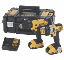 Dewalt DCZ298S2T 18V Impact Driver and Combi Drill Set