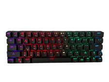 DIERYA DK63 Wireless or Wired Black Mechanical RGB Keyboard Bluetooth No Cord