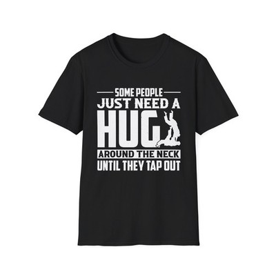Some People Just Need a Hug Around the Neck T-Shirt | Funny Dog Rescue