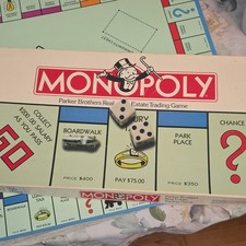 Parker Brothers Monopoly Board Game Complete Vintage