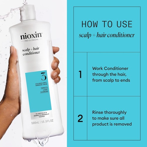 Nioxin Scalp + Hair Thickening System 3 Conditioner 16.9 oz - Picture 4 of 4