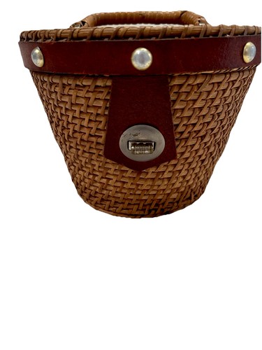 Vintage 1960 Nantucket Purse/Basket With Swing Handle