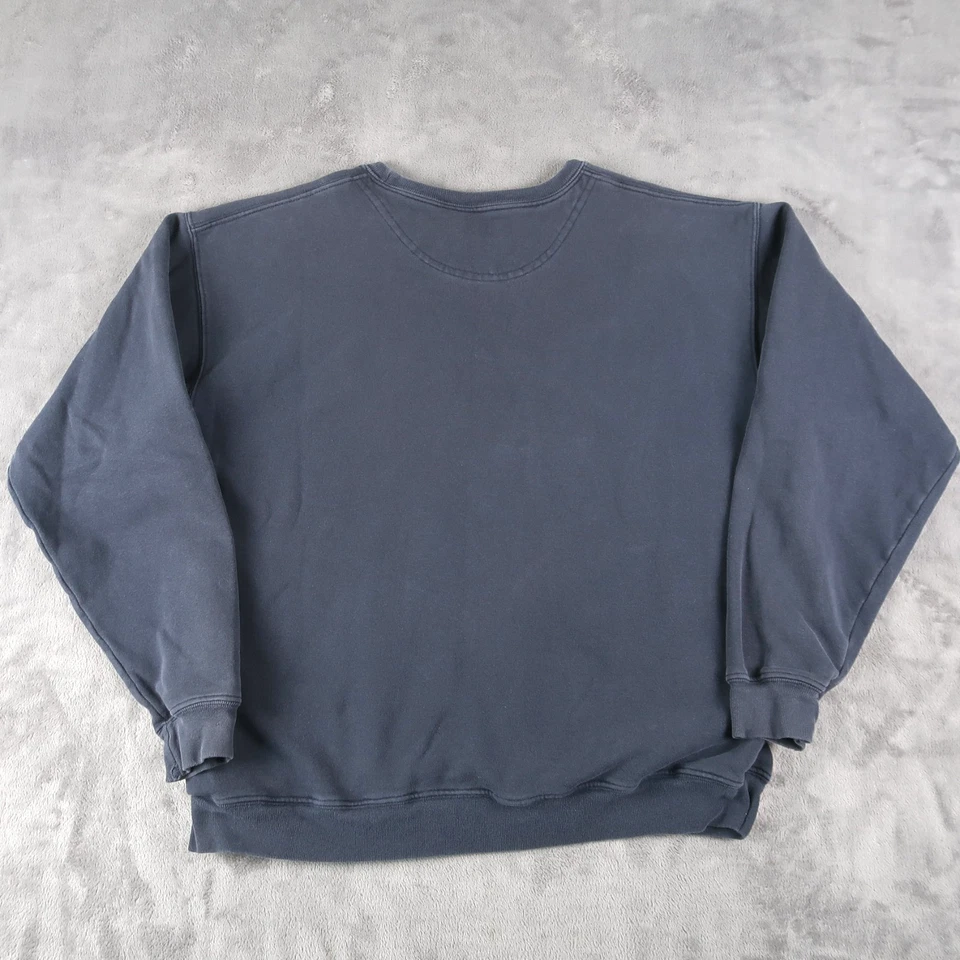 Sudadera Jeans Calvin Klein Vintage Años 90 L Adulto Azul Logo Cuello Redondo Hecha en EE. UU. Foto 2 de 4