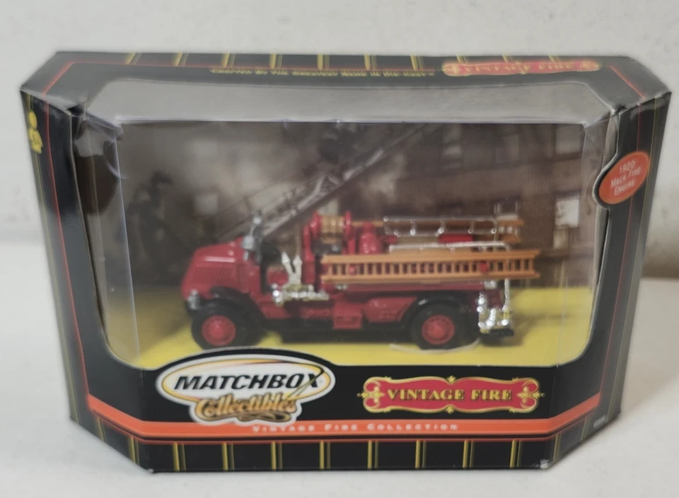 Matchbox Collectibles Vintage Fire 1920 Mack Fire Engine Toy Truck Vehicle NEW - Image 3 of 4