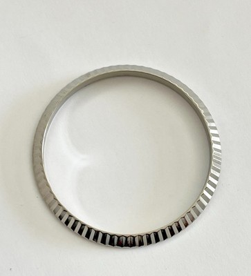 STAINLESS STEEL FLUTED BEZEL WATCH PART FOR 36MM ROLEX 16030, 16200, 16220