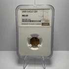 New Listing2005 American $5 Gold Eagle, NGC MS 69
