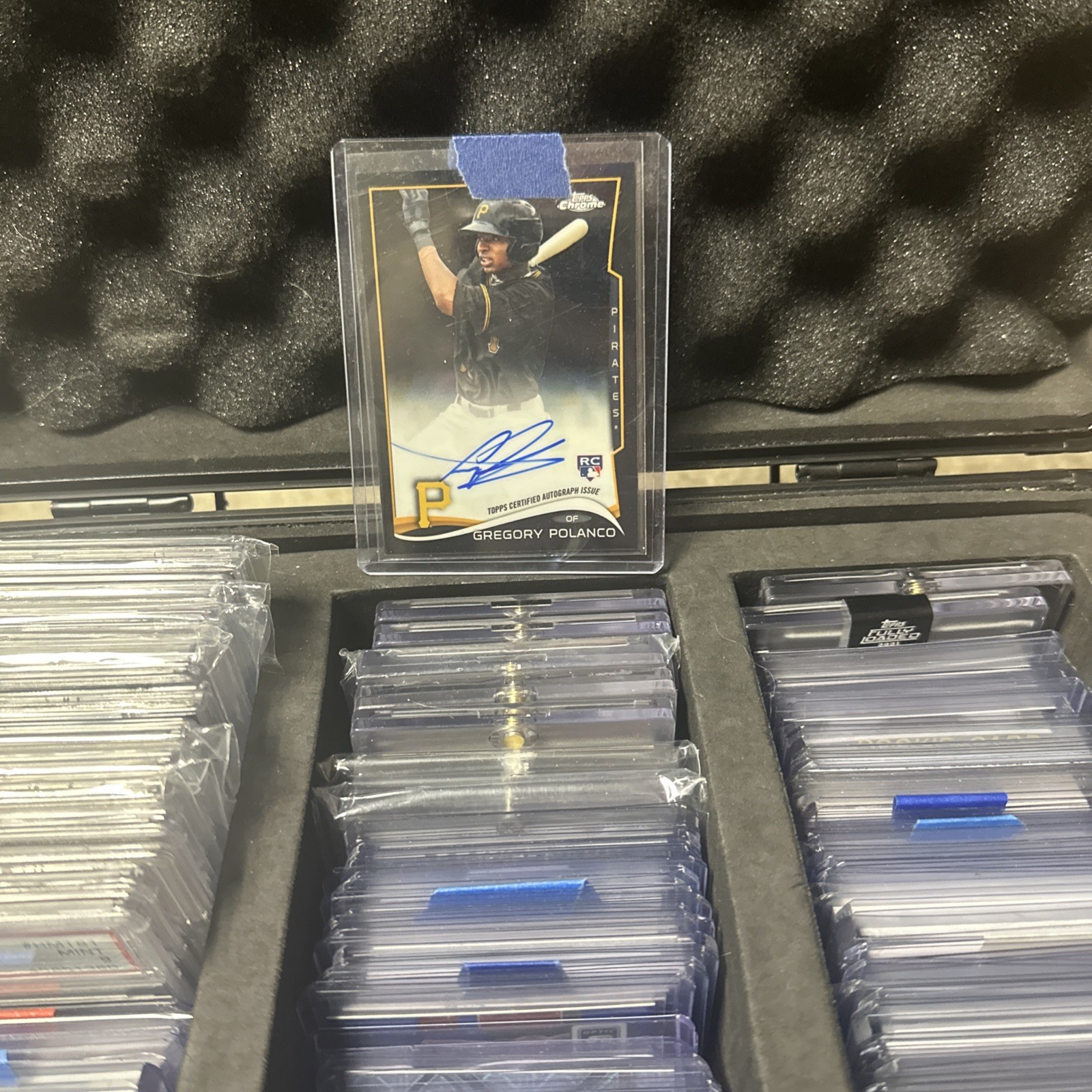2014 Topps Chrome - Rookie Autographs Gregory Polanco #GP (AU, RC) Black /100